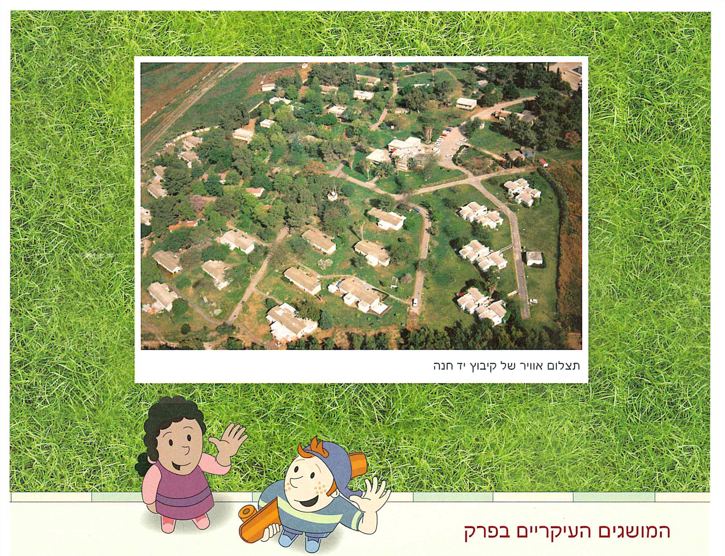 תצלום אוויר של קיבוץ יד חנה